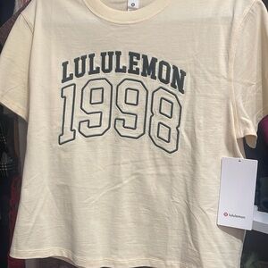 lululemon athletica Beige 1998 Graphic Tee